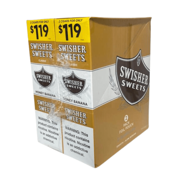 SWISHER SWEET CIGARILLOS 2 FOR $1.19 BLACK 24/CASE - MK Distributors